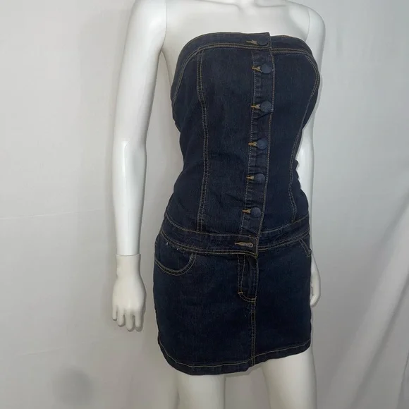 Americana Blues denim mini dress - Picture 5 of 10